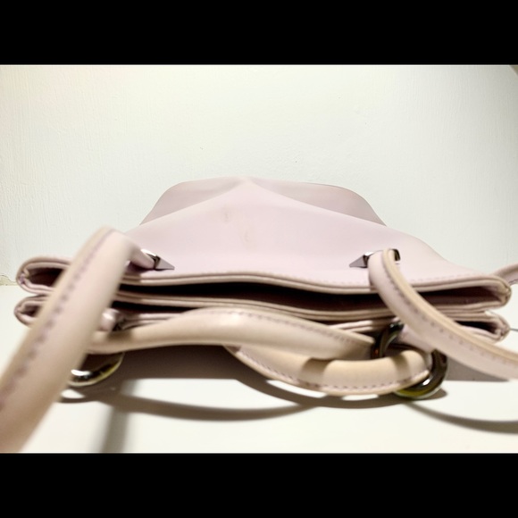 Lancaster Paris Pink Leather Convertible Bag shoulder backpack crossbody - Picture 6 of 8